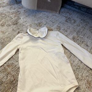 Ralph Lauren Cream Long Sleeve Bodysuit